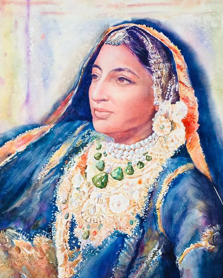 Maharani Jind Kaur Painting